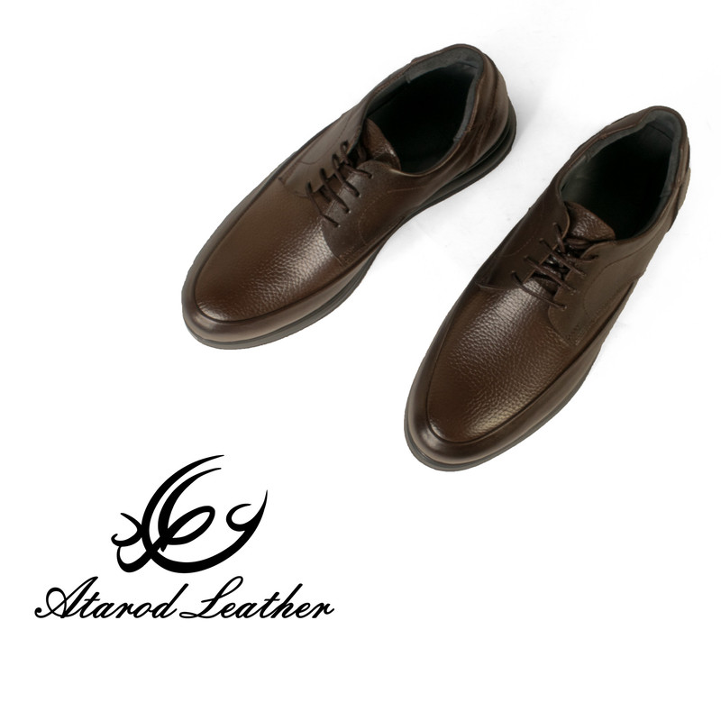 کفش طبی تمام چرم طبیعی مردانه چرم عطارد SH163 - تصویر 22