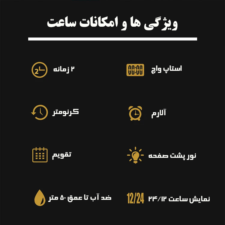 ساعت مچی دیجیتال مردانه اسکمی مدل 1968 BK رنگ مشکی - تصویر 6