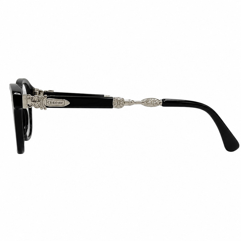 فریم عینک طبی مستطیلی ساکورا استات مشکی لوکس - تصویر 2