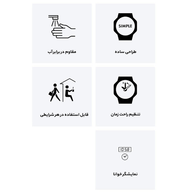 ساعت مچی عقربه‌ای زنانه کاسیو طرح ظریف با بند استیل شیک - تصویر 9