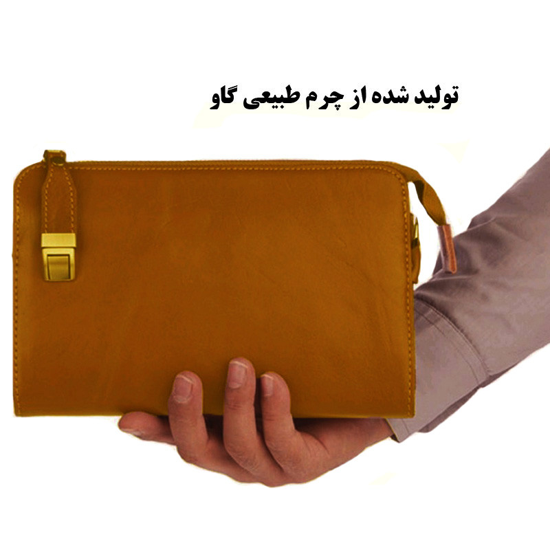 کیف دستی مردانه لیدوما مدل Li-807 چرم طبیعی - تصویر 14