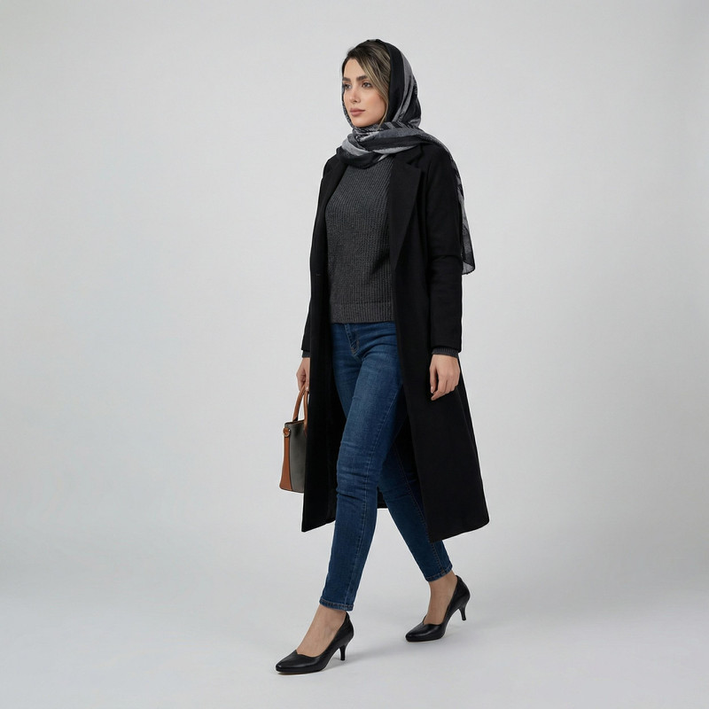 کفش پاشنه‌دار زنانه چرم مدل آرمادا رسمی - تصویر 13