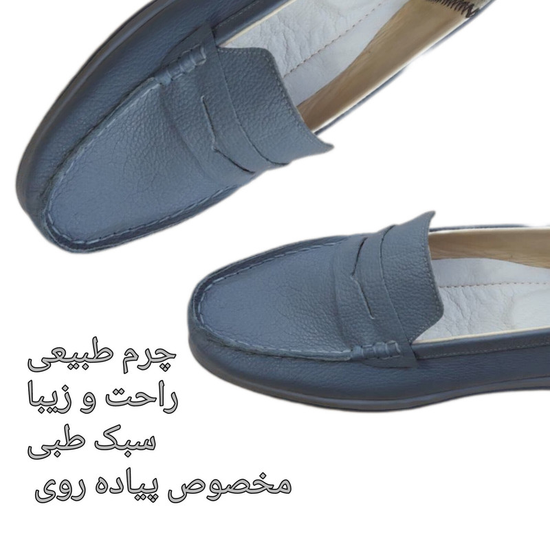 کفش روزمره زنانه چرم طبیعی خاص - تصویر 3