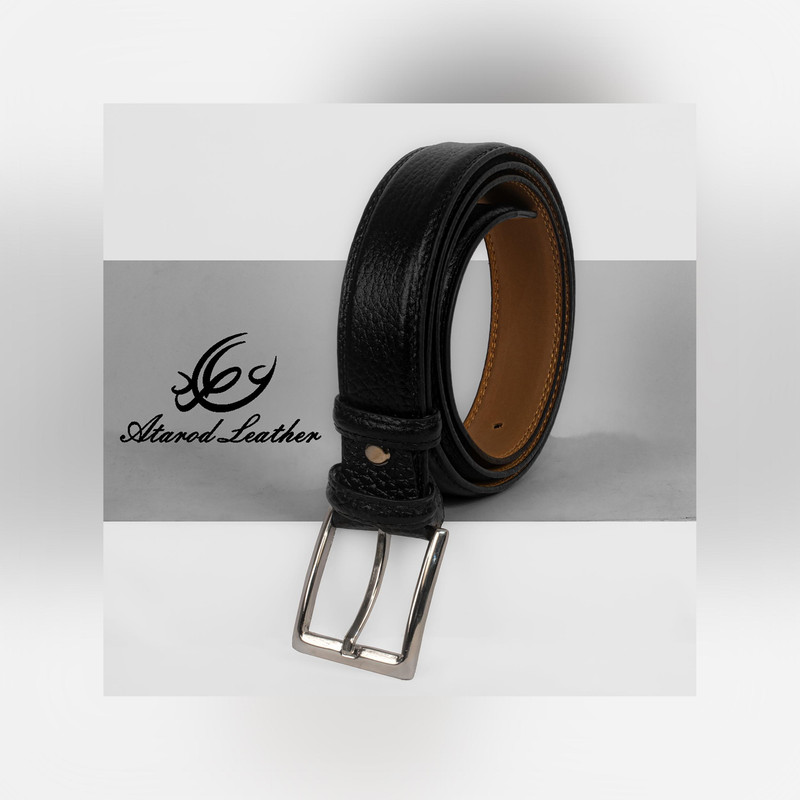 ست هدیه چرم عطارد کد A64 با کمربند، جاکارتی و جاکلید چرم گاوی فلوتر - تصویر 4