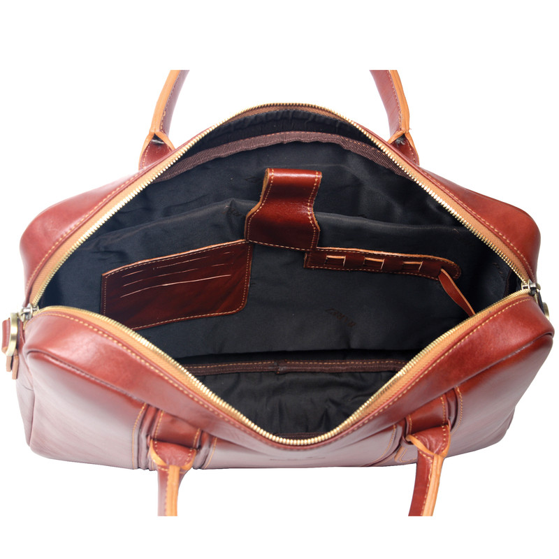 کیف اداری چرم بارز مدل DL73 با محفظه لپ‌تاپ - تصویر 15