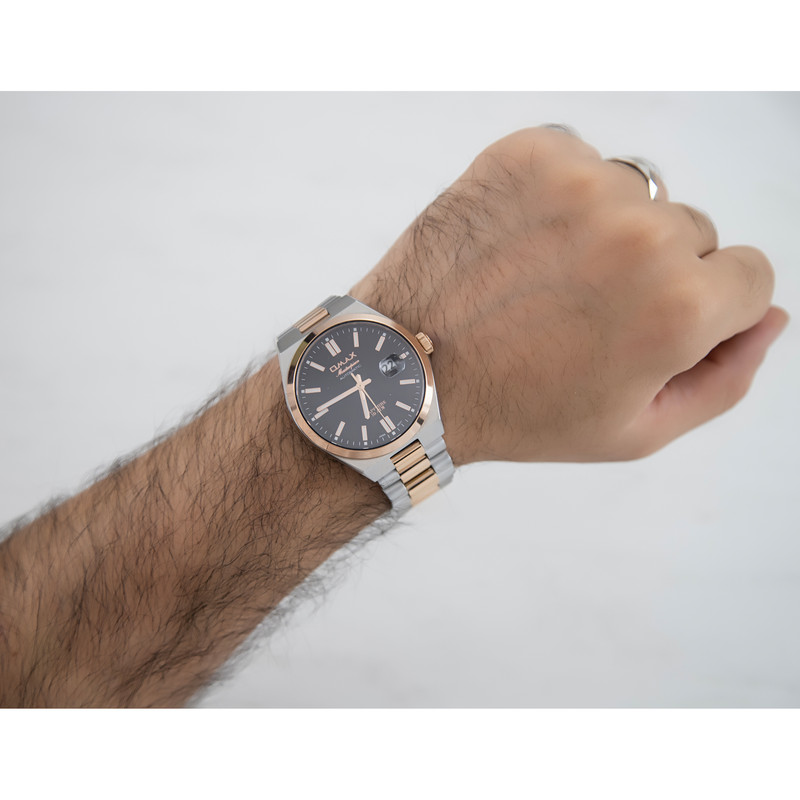 ساعت مچی مردانه اتوماتیک اوماکس مسترپیس استیل - تصویر 4