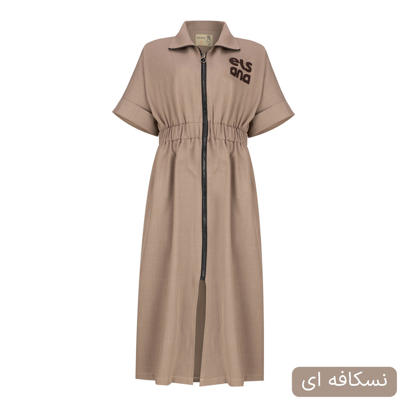 مانتو زیر زانو زنانه السانا مدل الانا کد 2625 - تصویر 15