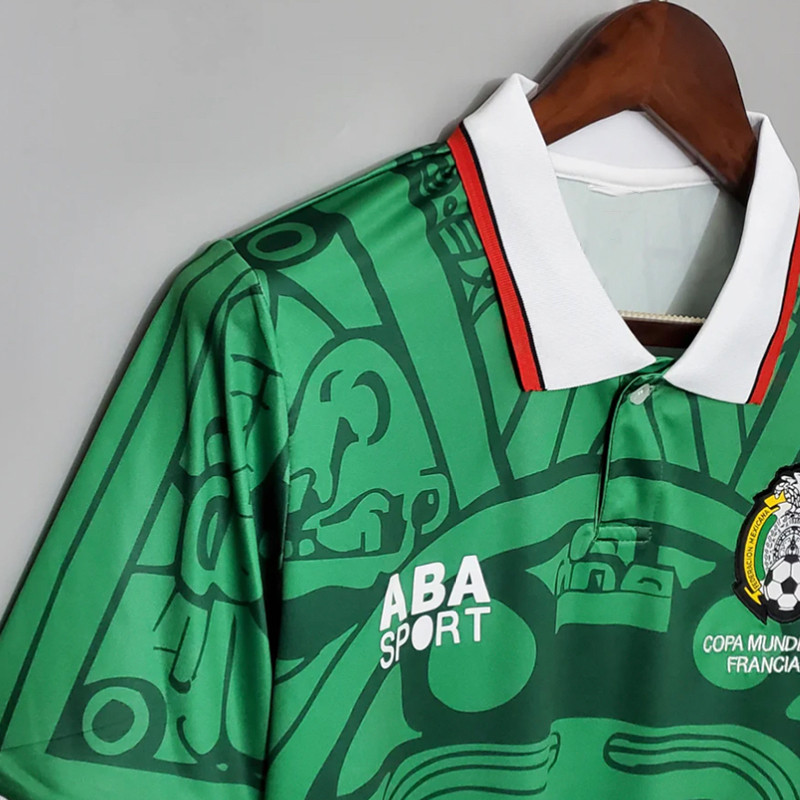 پولوشرت ورزشی مردانه طرح مکزیک 1998 - تصویر 5