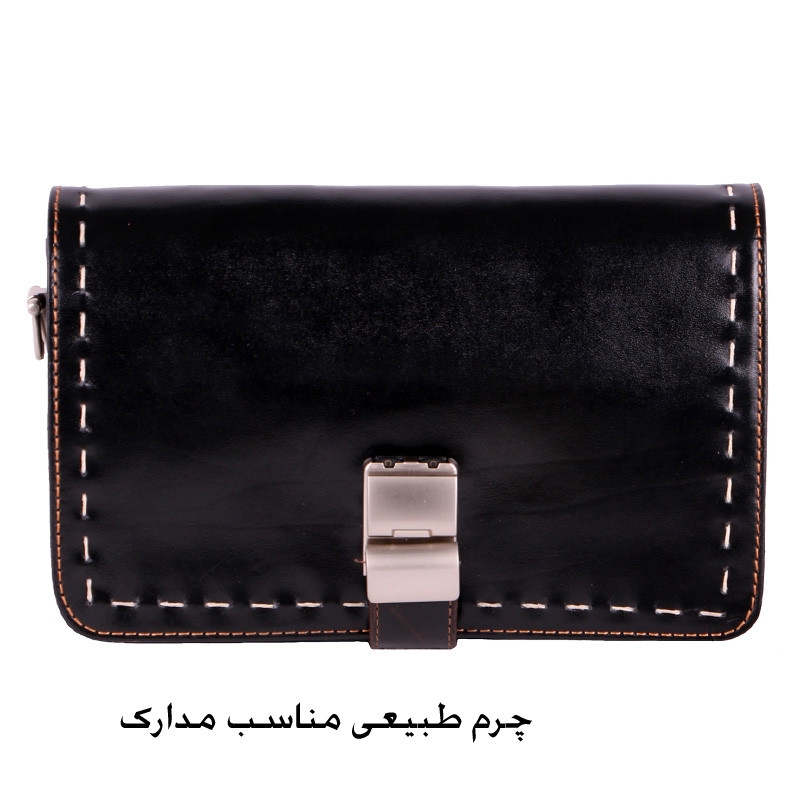کیف پاسپورتی مردانه چرم طبیعی امن و منظم - تصویر 4
