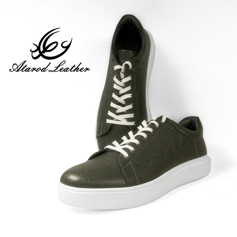 کفش طبی مردانه چرم عطارد مدل SH189 ونس چرمی سبک روزمره - تصویر 18