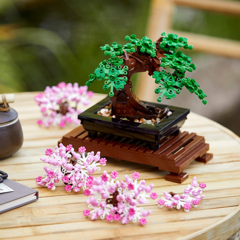 لگو Botanical مدل Bonsai Tree با طراحی دکوراتیو - تصویر 18