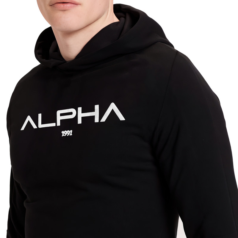 هودی ورزشی مردانه نوزده نودیک با چاپ پفکی ALPHA - تصویر 4
