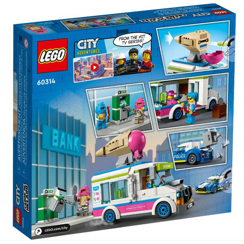 لگو City مدل Ice Cream Truck Police Chase کد 60314 - تصویر 5