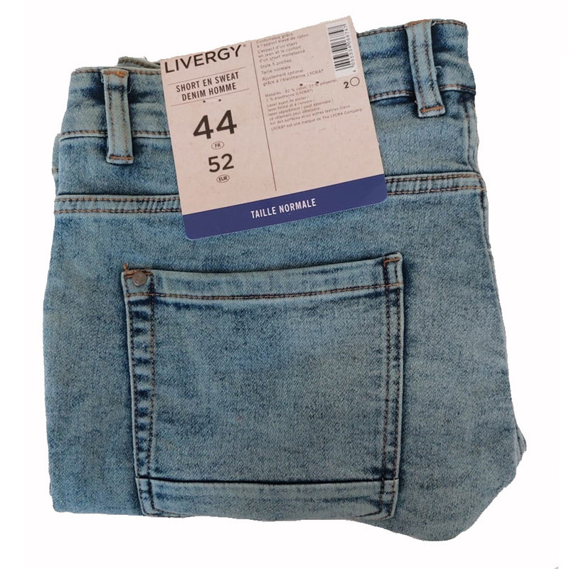 شلوارک مردانه لیورجی مدل Herren Sweet Denim - تصویر 4