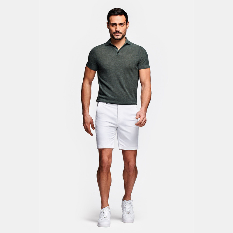 شلوارک مردانه مامی دوز فرمال کتان سریال‌دار - تصویر 4