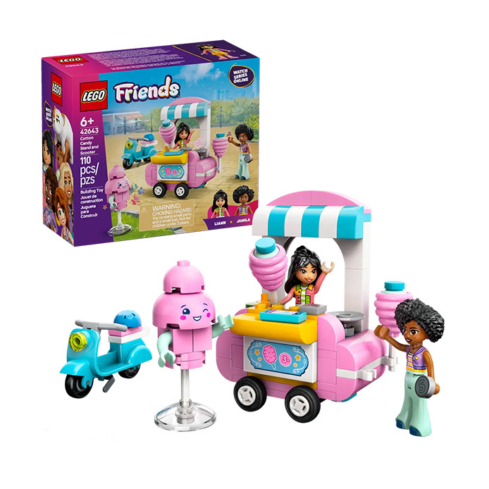 لگو Friends مدل Cotton Candy Stand and Scooter کد 42643 - تصویر 4
