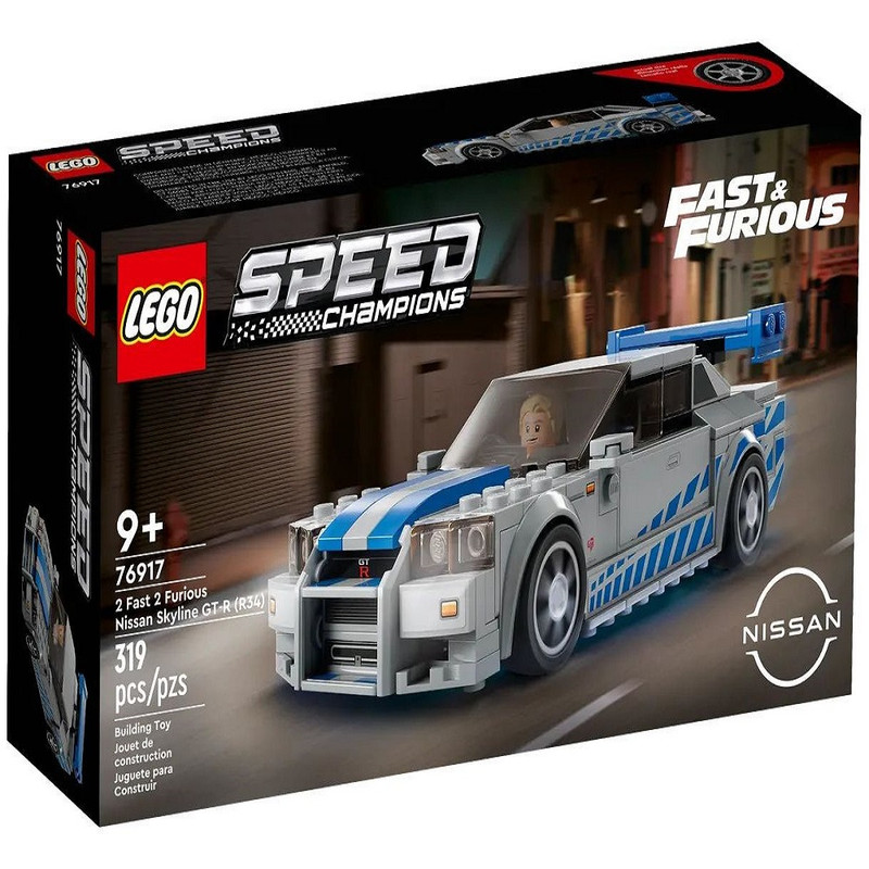 لگو Speed Champions مدل Fast 2 Furious Nissan Skyline GT-R (R34)