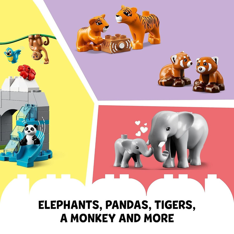 لگو Duplo مدل Wild Animals of Asia کد 10974 - تصویر 9