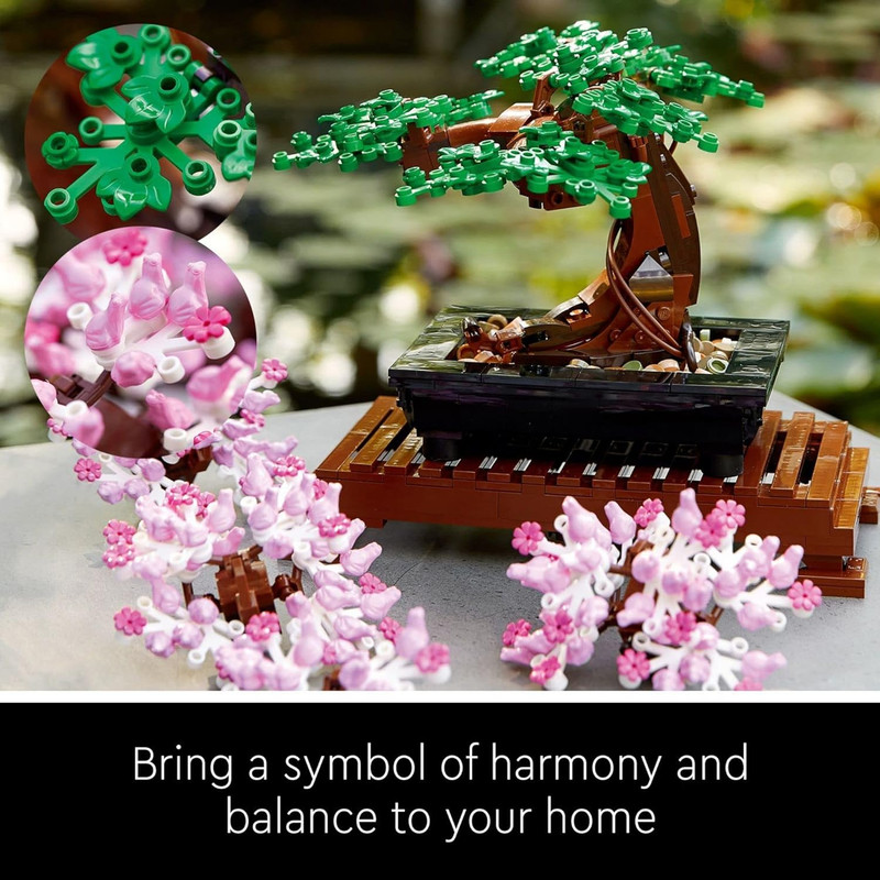 لگو Botanical مدل Bonsai Tree با طراحی دکوراتیو - تصویر 19
