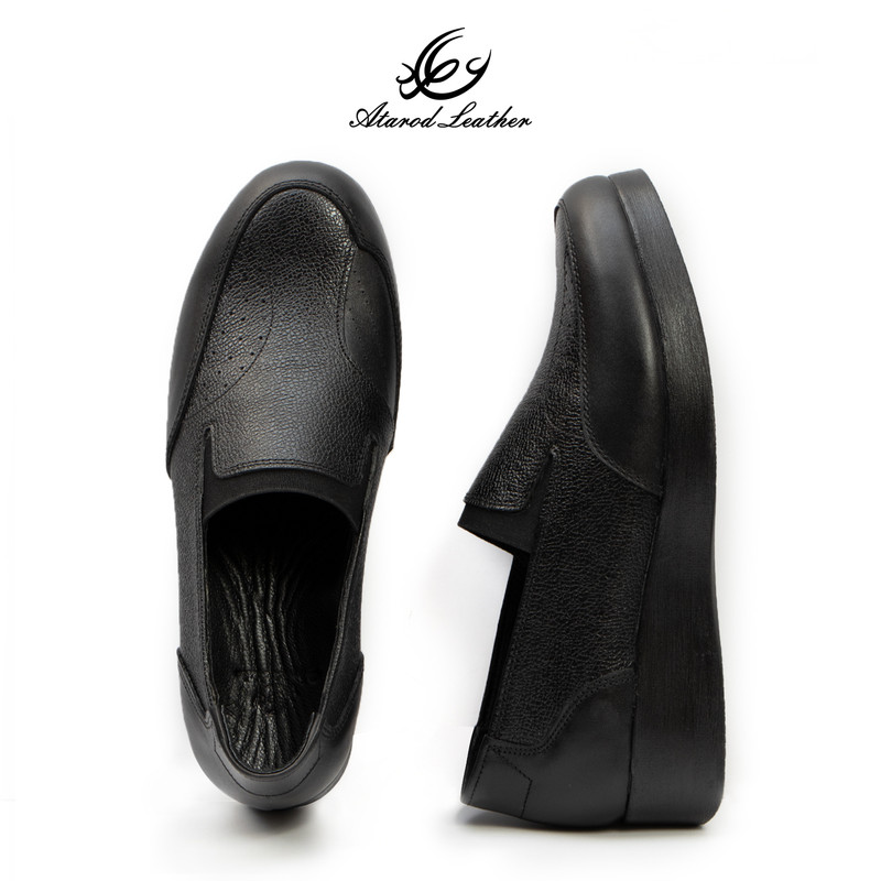 کفش طبی زنانه چرم عطارد مدل SH319 هالوکس والگوس - تصویر 8