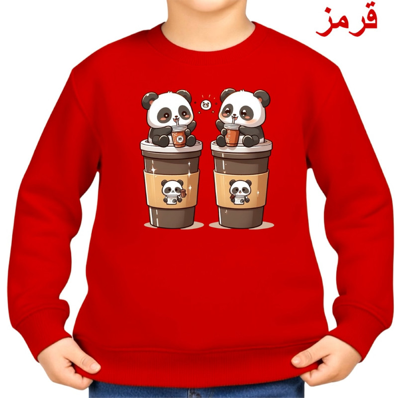 سوئشرت بچگانه طرح پاندا کد v24 پنبه درجه یک