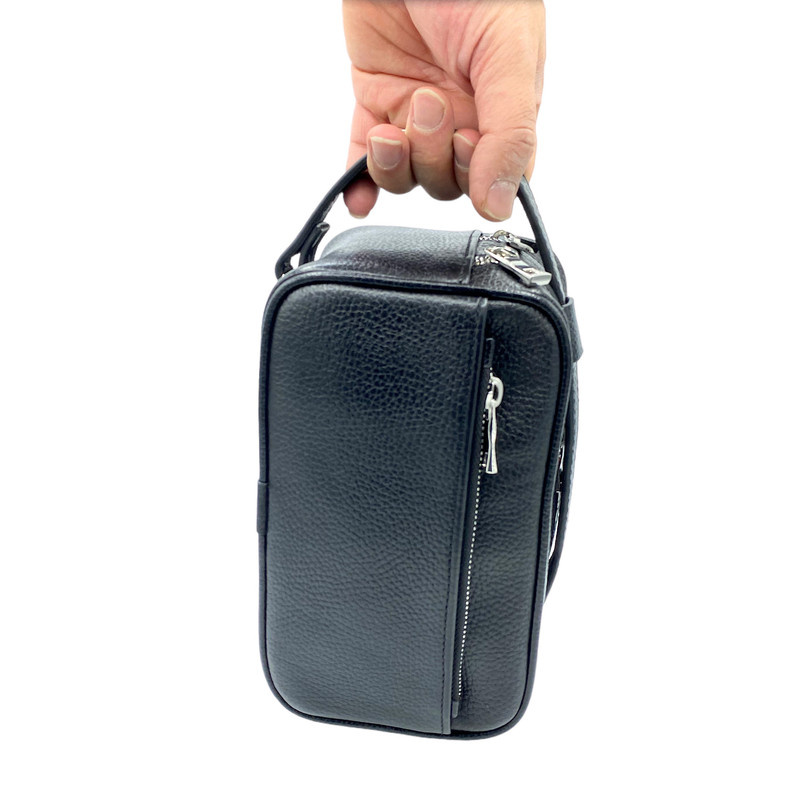 کیف دستی چرمی مدل D658 مناسب بانوان و آقایان - تصویر 23
