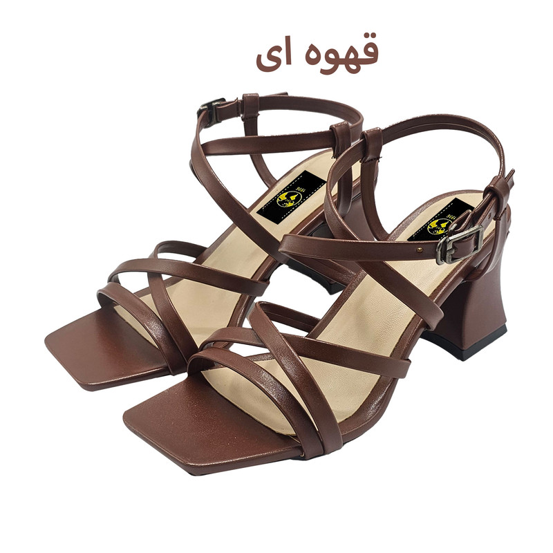 صندل زنانه سی با پاشنه ۶ سانتی متریال - تصویر 12