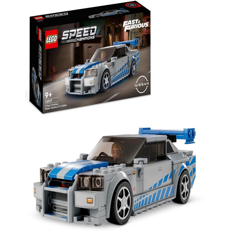 لگو Speed Champions مدل Fast 2 Furious Nissan Skyline GT-R (R34) - تصویر 11