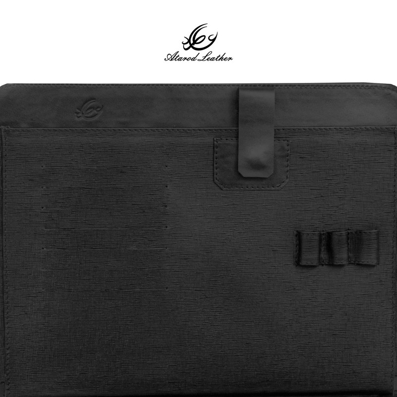 کیف دستی چرم عطارد مدل K36 کلاسوری تمام چرم - تصویر 15