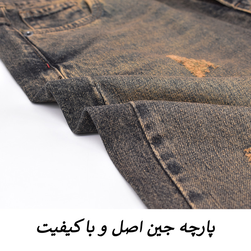 شلوار جین مردانه مام فیت مدل Vintax کد M5799 - تصویر 6