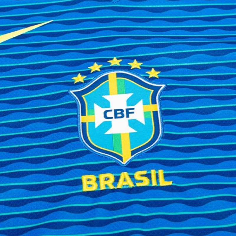 تی‌شرت ورزشی مردانه مدل برزیل Away 2024 - تصویر 6