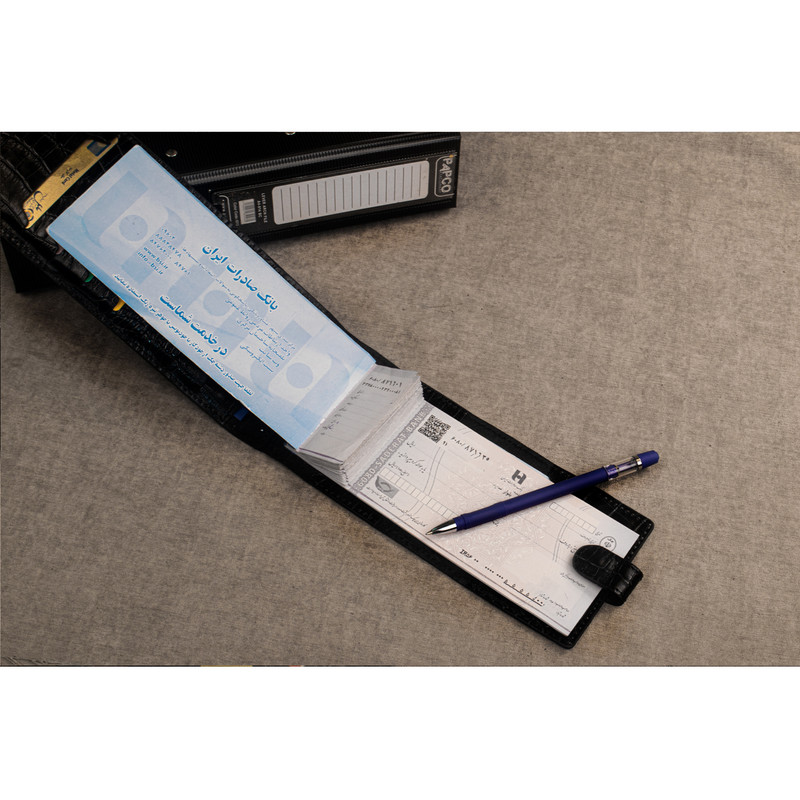 ست هدیه چرم عطارد A02 با کیف دستی، کیف چک و جاکلیدی کروکو - تصویر 20