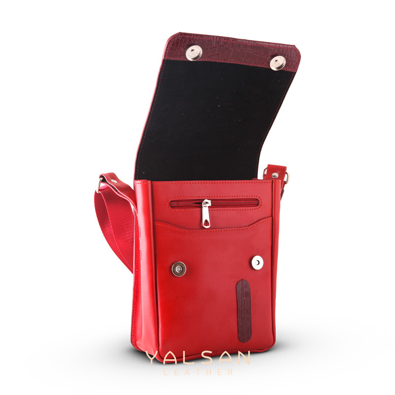 کیف رودوشی زنانه چرم یلسان مدل ماهان کد 010-PRM-07 - تصویر 8