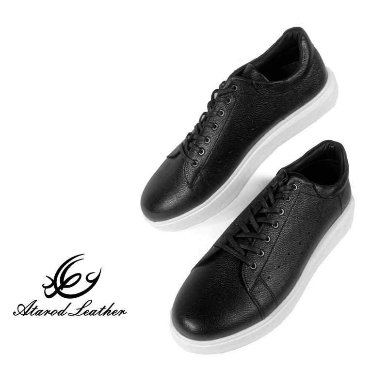 کفش طبی مردانه چرم عطارد مدل SH189 ونس چرمی سبک روزمره - تصویر 12