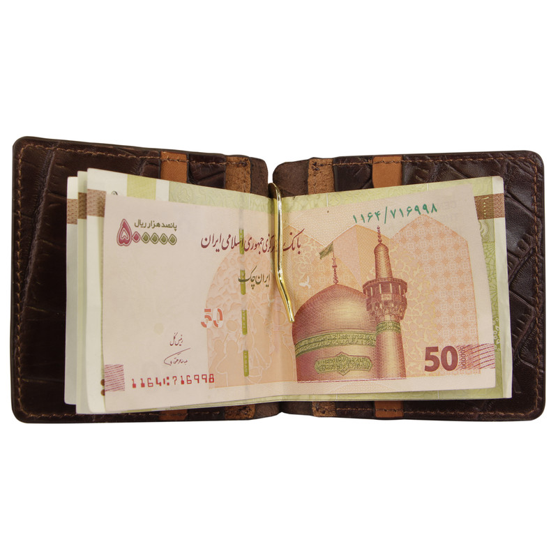 کیف پول مردانه چرمی مدم با اسلات کارت زیاد مدل CW117 - تصویر 3
