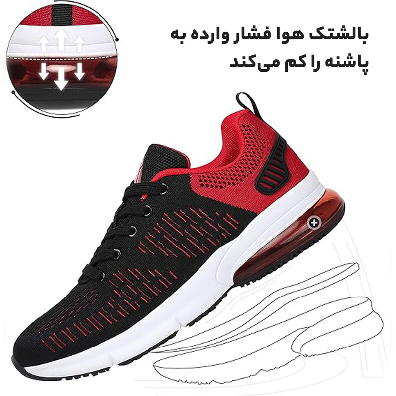 کفش پیاده‌روی میشانشا مدل کپسول دار 7780 راحت و سبک - تصویر 9