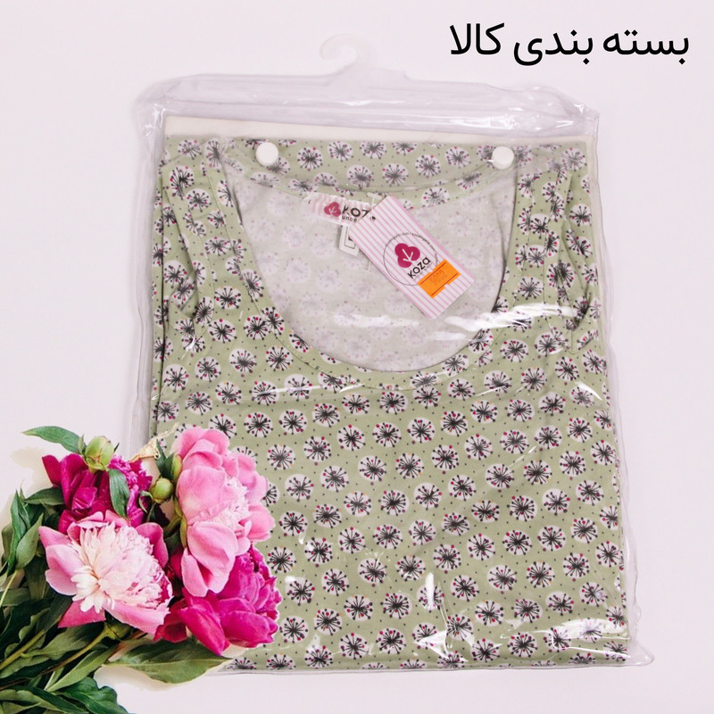 پیراهن زنانه پنبه طرح شاد رنگی - تصویر 7