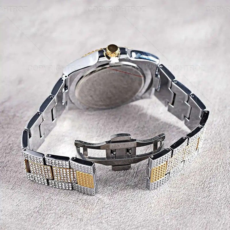 ساعت مچی عقربه‌ای مدل فول نگین استون کد Av-Ro-4 - تصویر 7