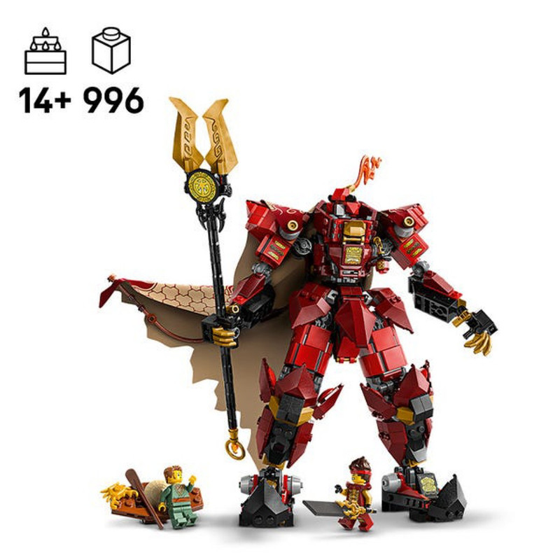 لگو NINJAGO مدل The Fire Knight Mech کد 71846 - تصویر 3