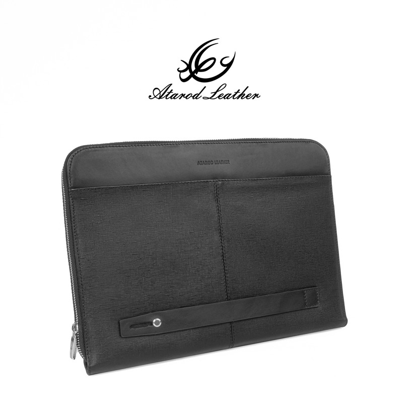 کیف دستی چرم عطارد مدل K36 کلاسوری تمام چرم - تصویر 17