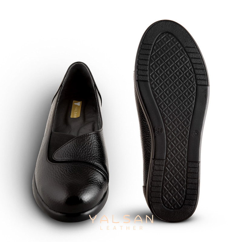 کفش کالج زنانه چرم یلسان مدل شینا کد 677-MC-01m - تصویر 8