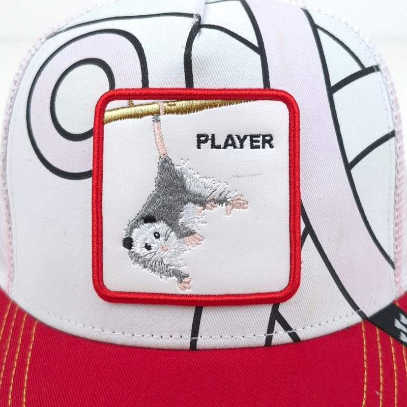 کلاه کپ گورین براز مدل PLAYER کد 4160 نقاب کتانی و پشت توری - تصویر 15