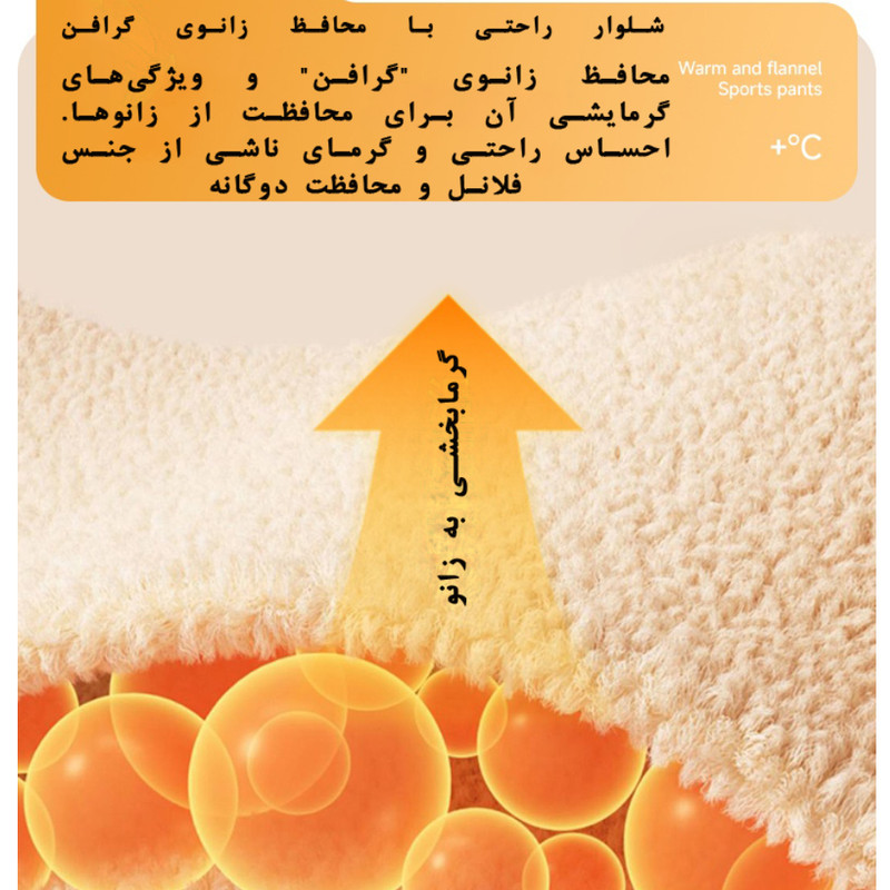 شلوار اسلش زنانه گرم‌کننده با تکنولوژی گرافن - تصویر 3