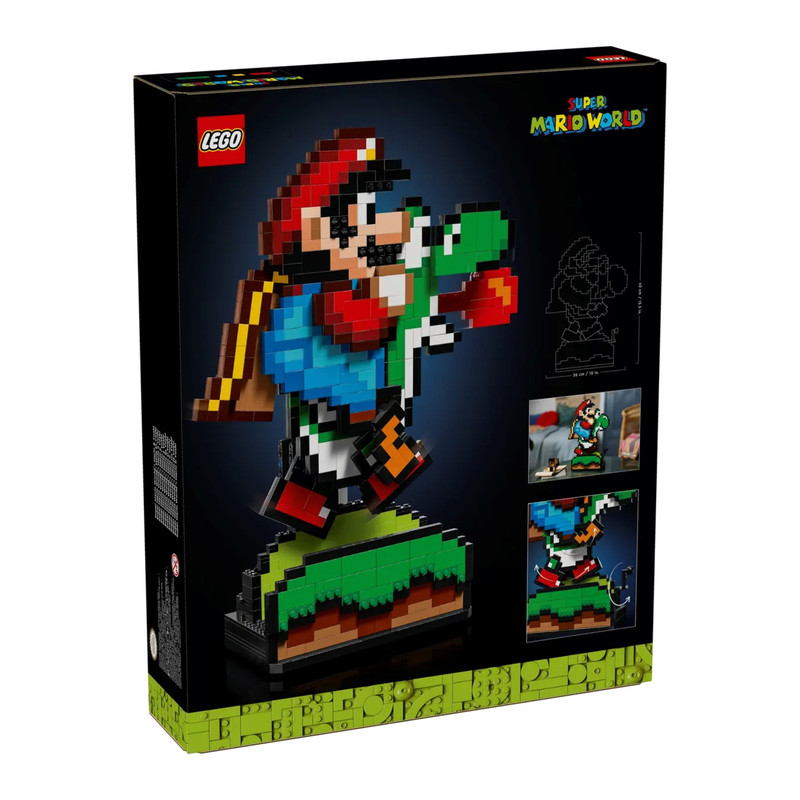 لگو Super Mario World مدل Mario & Yoshi کد 71438 - تصویر 4