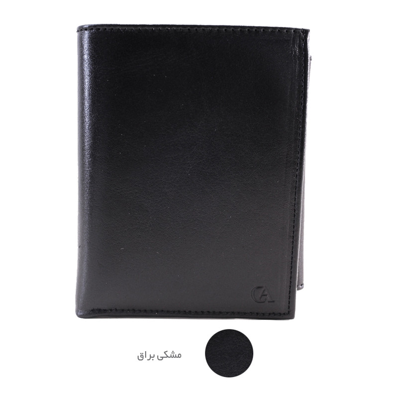 کیف پول مردانه چرم آرا مدل N026 با طراحی کلاسیک - تصویر 18
