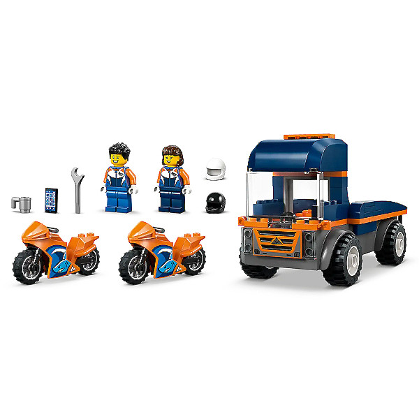لگو City مدل Motorcycle Transporter کد 60491 - تصویر 6
