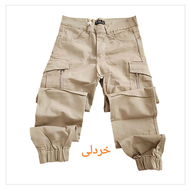 شلوار مردانه دم‌پا کش جاگر شش جیب مدل J1214 - تصویر 3