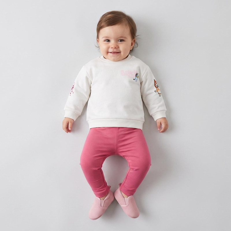 ست سویشرت و شلوار راحتی دخترانه فیورلا مدل بلوبی 25516