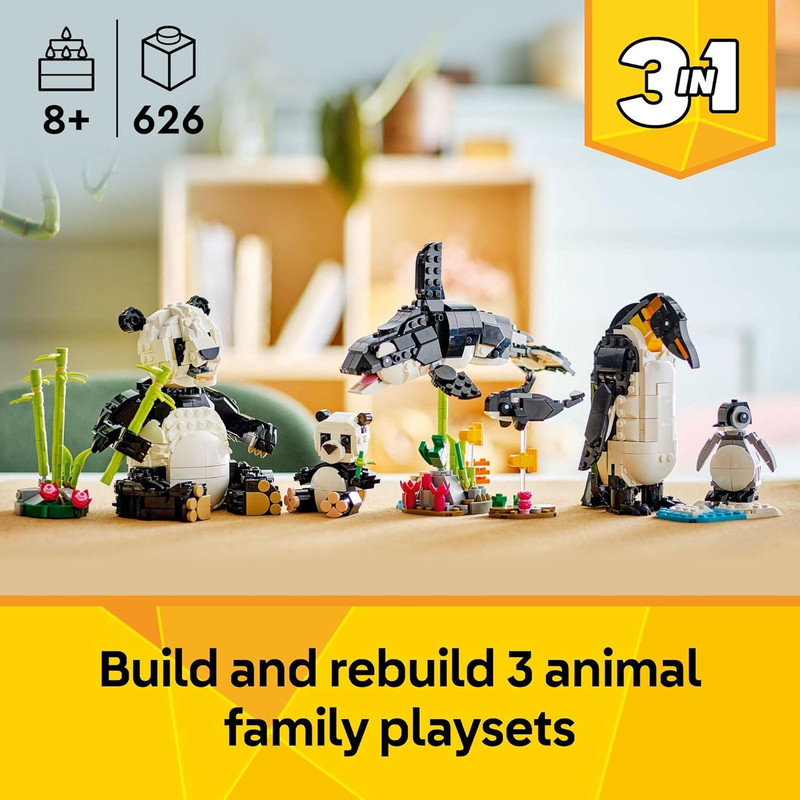 لگو Creator مدل Panda Family کد 31165 - تصویر 5