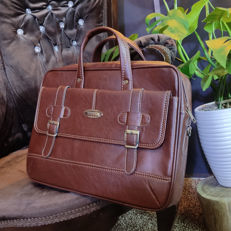 کیف اداری مردانه مدل A265 چرم مصنوعی پرمیوم - تصویر 3